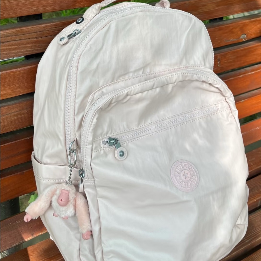 Kipling Seoul Laptop Backpack— 2025 NEW color Pink Shine